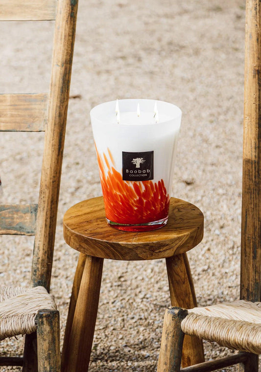 Baobab Bougie Parfumée Feathers Maasai - Lys Royal