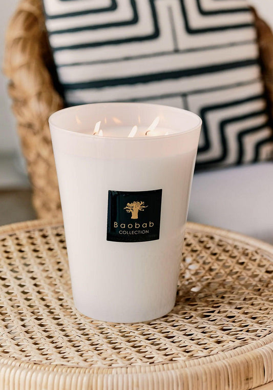Baobab Bougie Parfumée Les Prestigieuses Pierre de Lune - Lys Royal
