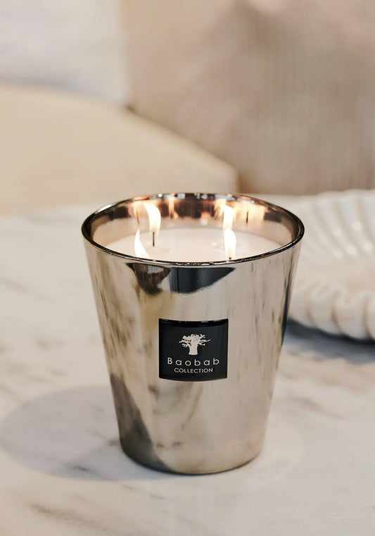 Baobab Bougie Parfumée Les Exclusives Platinum - Lys Royal