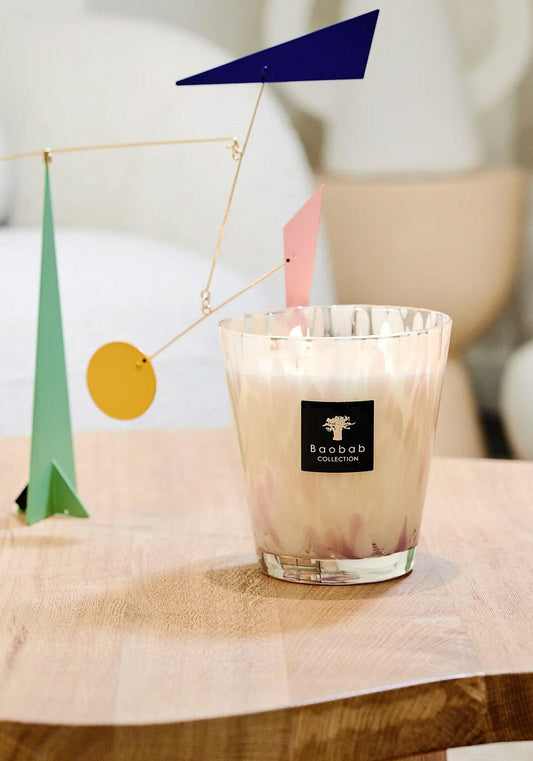 Baobab Bougie Parfumée White Pearls - Lys Royal
