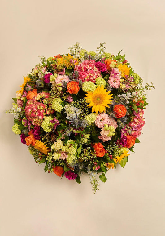 Montage rond coloré - Lys Royal